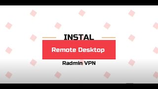 Cara Menggunakan Remote Desktop  Radmin Vpn [upl. by Litnahc]