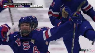 2024 HC U17 World Challenge  QuarterFinal 1  Team Czechia vs Team USA [upl. by Lindahl]