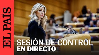 DIRECTO  Sesión de control al Gobierno en el Senado  EL PAÍS [upl. by Atihcnoc326]