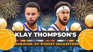 Klay Thompsons INSANE 37point quarter [upl. by Notreb]