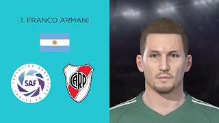 Franco Armani River Plate  PES 2018 [upl. by Gredel897]