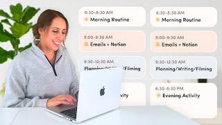 How to Design Your IDEAL Weekly Schedule [upl. by Hcnarb225]