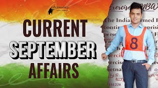 September 2023 Current Affairs for CDS NDA CAPF [upl. by Byram459]