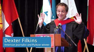 Dexter Filkins delivers the commencement speech at AUCA [upl. by Daye]