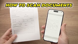 iPhone 15 Pro  Plus How To Scan Documents [upl. by Onahpets]