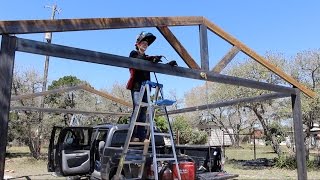 How to Build a Metal Carport  DIY Part 1 [upl. by Myna]