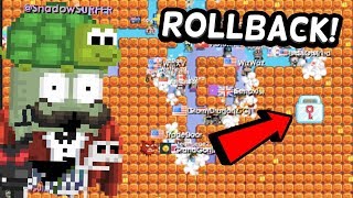 FILLING an ENTIRE WORLD w ROLLBACK BLOCKS  Growtopia [upl. by Petr]