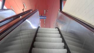 2 Kone escalators  Subway Station Kraaiennest in Amsterdam [upl. by Vachell800]