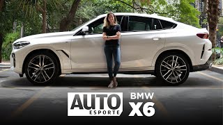 BMW X6 primeiro SUV cupê fica maior mais potente e tecnológico — tem até grade iluminada [upl. by Peugia392]