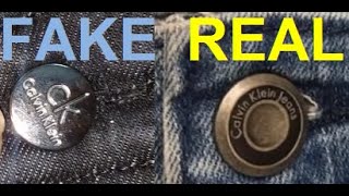 Real vs Fake Calvin Klein jeans How to spot fake Calvin Klein [upl. by Kathleen]