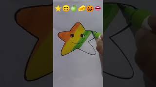 ⭐😊🍏🧀🎃👄mix art artmix shortfeed  drawing shorts [upl. by Apollo]