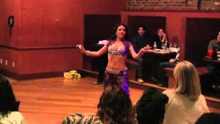 Tava Bellydance CT  fanveil and finger cymbals at quotSpring Shimmyquot 2014 [upl. by Eioj]