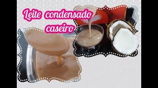 Leite condensado caseiro de coco  sem lactose apenas 2 ingredientes [upl. by Nahgem]