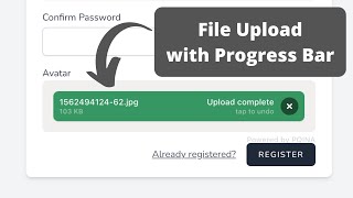 Laravel File Upload with FilePond StepbyStep [upl. by Esetal]