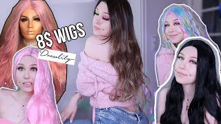 TRYING THE CHEAPEST WIGS FROM DRESSLILY 🔥 8 WIGS [upl. by Sullecram263]