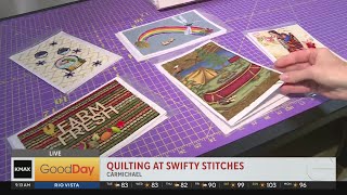 Quilting at Swifty Stitches [upl. by Schlessel]