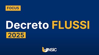 Focus  Decreto flussi 2025 [upl. by Zillah]