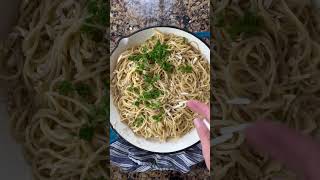 Browned Butter Mizithra Cheese dinnerideas easyrecipe pastarecipe pasta castiron [upl. by Aivle141]