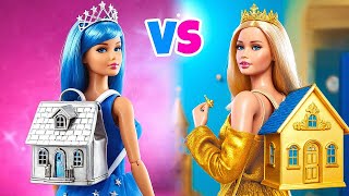 Night Girl vs Day Girl ✨💖 ONE COLORED HOUSE CHALLENGE [upl. by Dulsea]