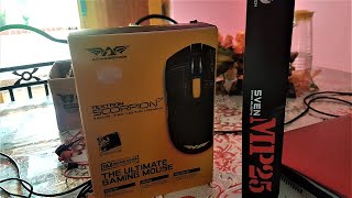 TEXTRON SCORPION 7 GAMING MOUSE UNBOXING  WITH FANTECH MP 25 MOUSE PAD  ABI GAMING  TAMIL GAMING [upl. by Quiteria]