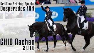 Kristina BröringSprehe  Desperados FRH  Nationenpreis  CHIO Aachen  2016 [upl. by Johansen309]