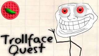 INTERACTIVE TROLLFACE EXPERIENCE  Lets Play Trollface Quest Free Web Game [upl. by Atile]