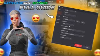 ⚡My Personal Gameloop Settings Revealed😍 🔧Gameloop Best Settings For Low End PC ✅ [upl. by Lerrej]