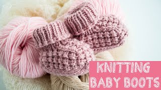 Knit Baby Booties  Baby Shoes [upl. by Ravi]