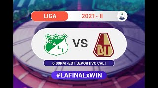 Deportivo Cali vs Deportes Tolima Previa Liga BetPlay Dimayor 2021II  Final Ida [upl. by Julide]