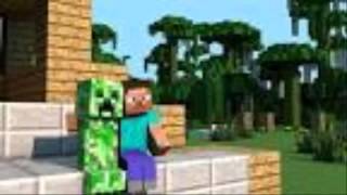 Minecraft SteveCreeperFreunde  Music Video [upl. by Sibby]