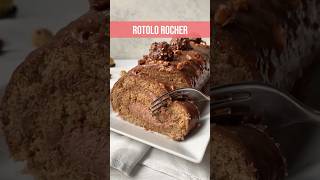 Rotolo Rocher velocissimo ricetta ricette food recipe [upl. by Adabel334]