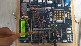 LCD DISPLAY USING ARM LPC1768 [upl. by Elleinet]