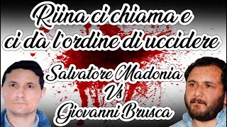 Riina ci chiama e ci da lordine di uccidere Confronto Madonia Salvatore Brusca processo Madonia [upl. by Ayekehs]