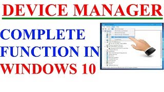 HOW TO OPEN DEVICE MANAGER IN WINDOWS 10 [upl. by Enajharas]