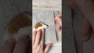 How to Needle Felt for Beginners  Needle Felted Dog howtoneedlefelt needlefelting diycrafts [upl. by Kimmy]