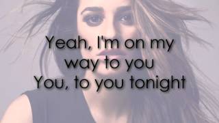 Lea Michele  On My Way Lyrics [upl. by Wynny]