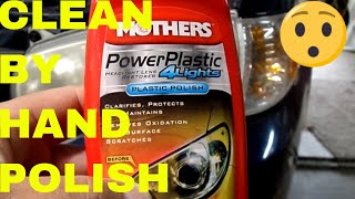 Mothers Power Plastics 4 Lights  Headlight Lens Restorer DIY amp Review [upl. by Chelsy]