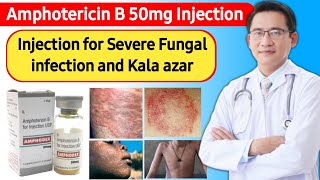 Amphotericin b injection uses in hindi  Treatment of severe fungal infection  Fungal infection [upl. by Adaran263]