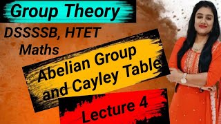 Lecture 4 Abelian Group  Cayley Table Group Theory [upl. by Dippold872]