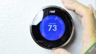 Demo Nest Learning Thermostat [upl. by Aivato]