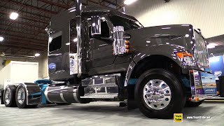 2022 International HX520 High Rise Roof 73inch Sleeper  Exterior Interior Walkaround  2021 Expocam [upl. by Aicelef]