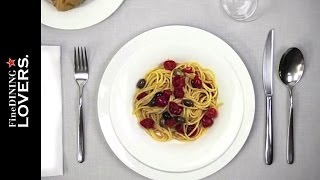 How To Eat Spaghetti  Fine Dining Lovers by SPellegrino amp Acqua Panna [upl. by Sokairyk]