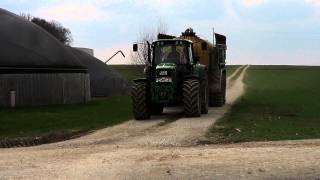 Güllefahren 2o13  JohnDeere 6930P Biogasanlage Pollenfeld  HD² [upl. by Tilla]