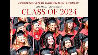 Saraland High School Class of 2024 Commencement [upl. by Suiddaht]