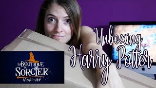 ÉNORME UNBOXING HARRY POTTER avec La Boutique du Sorcier [upl. by Magnien]