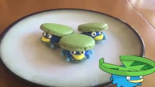 Vanilla Essence Lotad Pokemon Macarons TutorialRecipe Pokemon Go [upl. by Marylou]