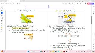 Special Right Triangles [upl. by Nitsej]