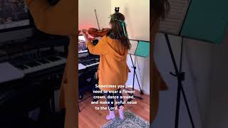 One of my favorite things to do 🎻🎶🥰🎻hymn violin celticmusic joyful instrumental [upl. by Annawt]