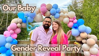 Our Baby Gender Reveal Party 🩷💙 [upl. by Harewood157]