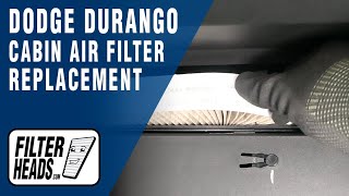 How to Replace Cabin Air Filter 2023 Dodge Durango  AQ1189 [upl. by Donahue]